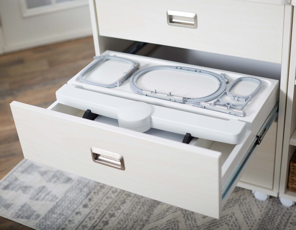 Koala Bernina caddy sewing cabinet