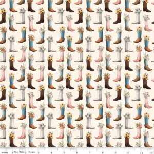 Cowgirl Boots Cream