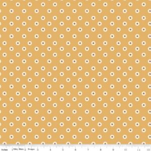Cowgirl Flower Dots Yellow