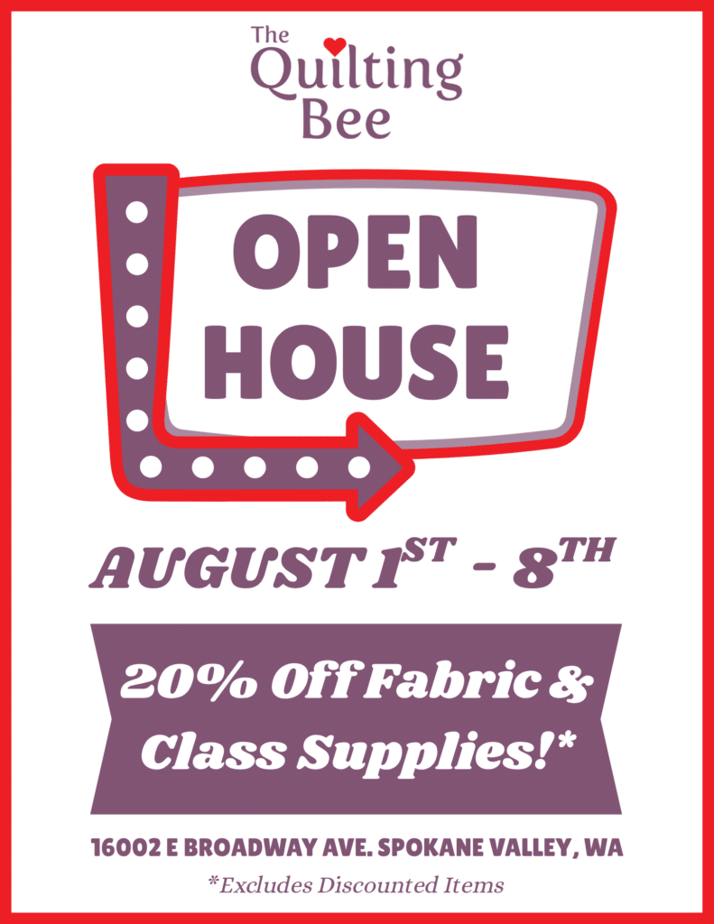 quilt shop sale