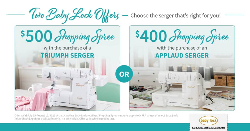 baby lock serger sale