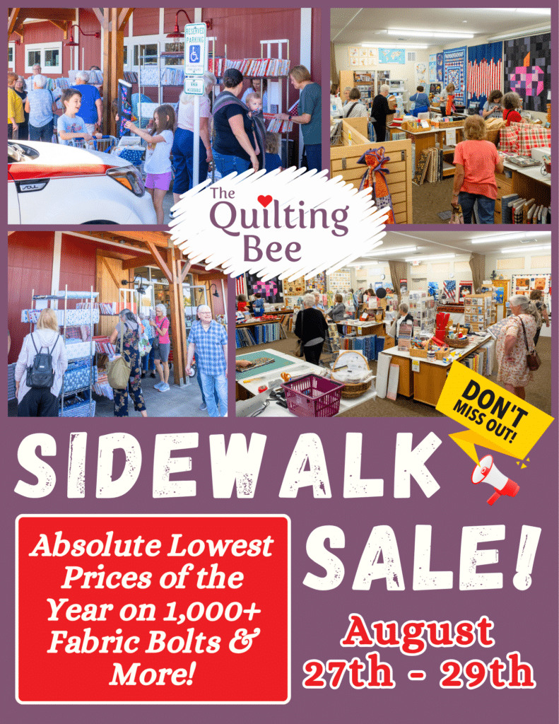 quilt shop sale