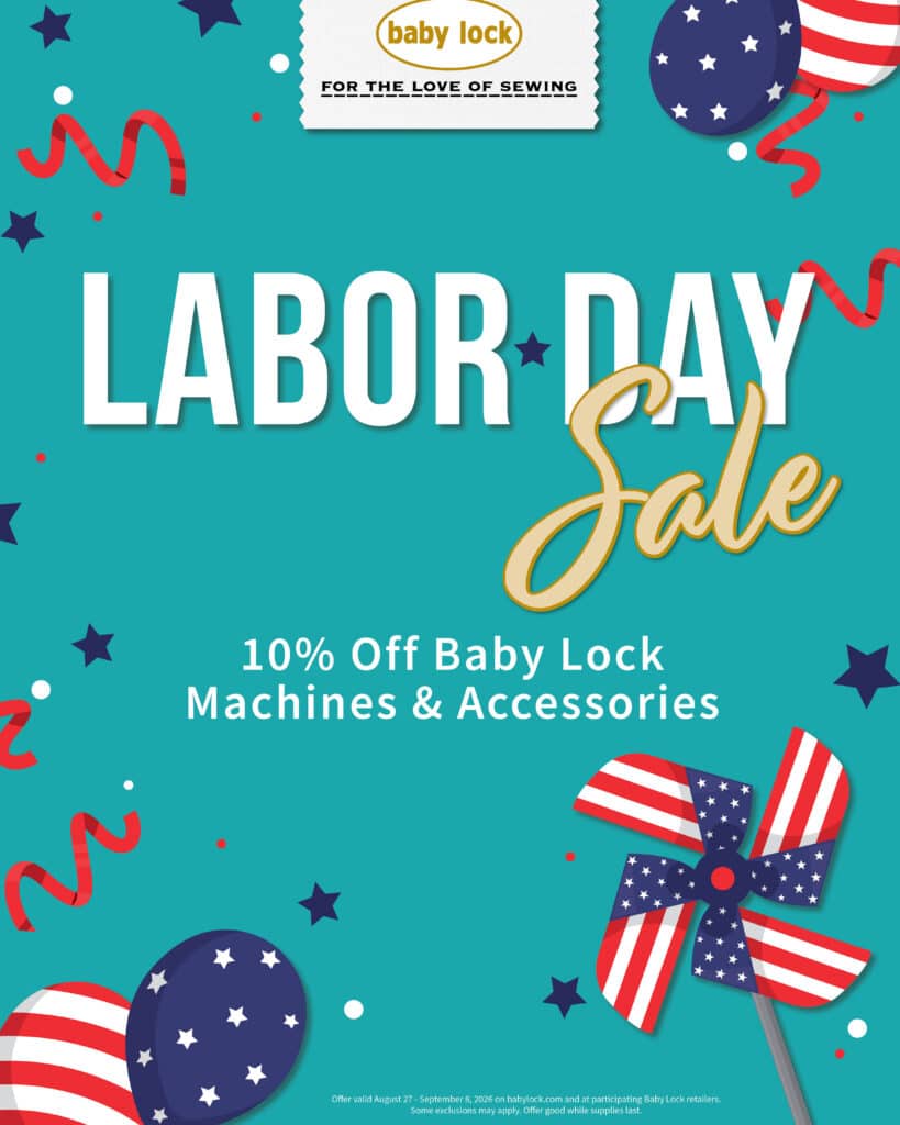 baby lock sewing machine sale